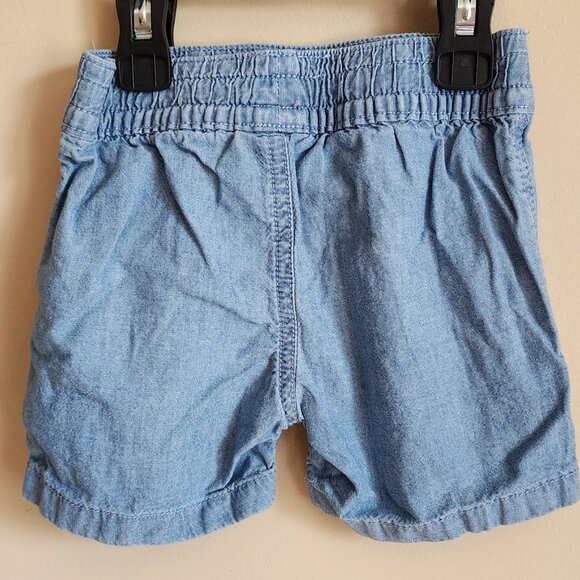 Garanimals Light Denim Boys Shorts With Elastic Waist Size 12 Months - Picture 3 of 4